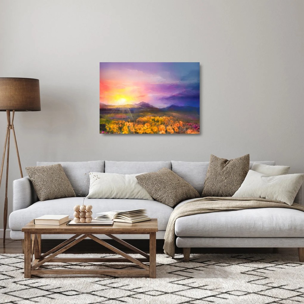 Obraz na szkle - O świcie (70x50 cm)