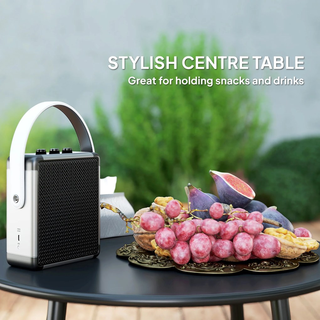 Zestaw mebli ogrodowych z rattanu Outsunny z narożną sofą, stołem i poduszkami dla 6 osób, w kolorze ciemnoszarym