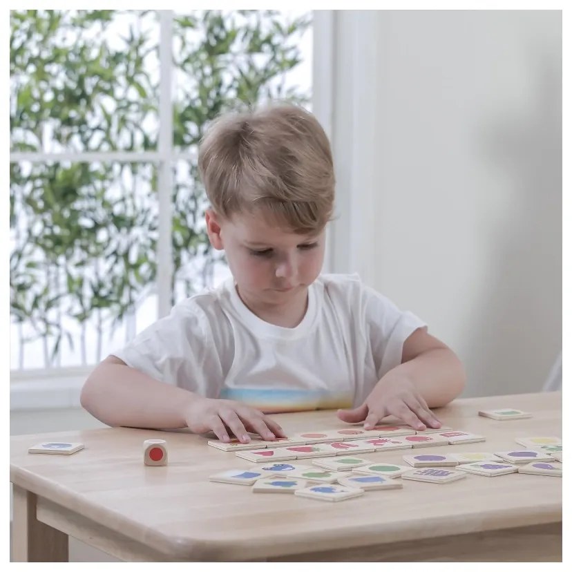 Viga gra edukacyjna drewniana układanka sortuj dopasuj kolory i kształty 38 el. montessori