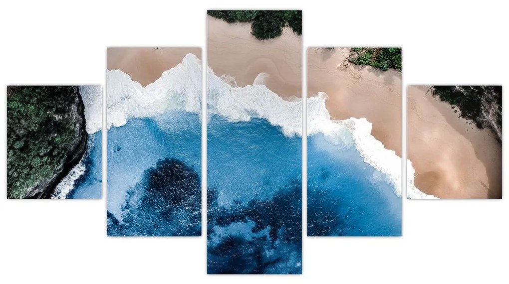 Obraz plaży Nusa Penida, Indonezja (125x70 cm)