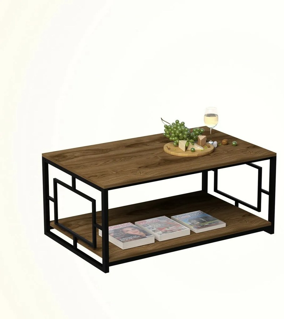 Stolik konferencyjny Kelvin Black and Walnut