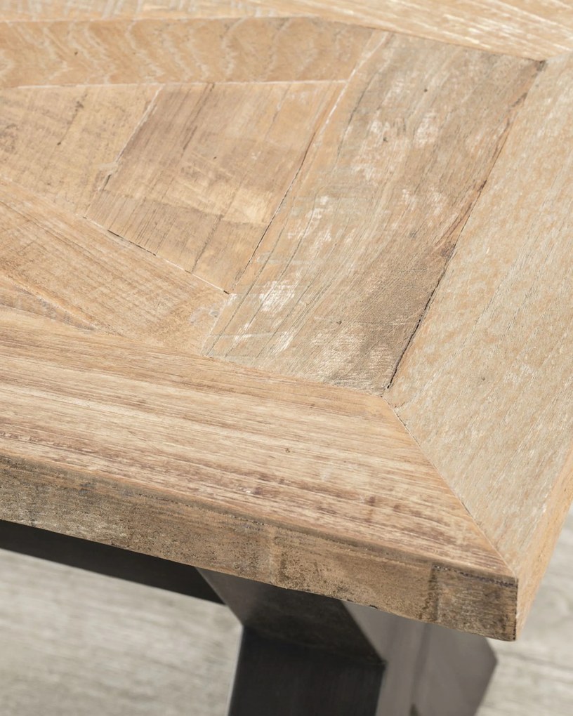 Ławka Moscal 160x40x46 black&natural