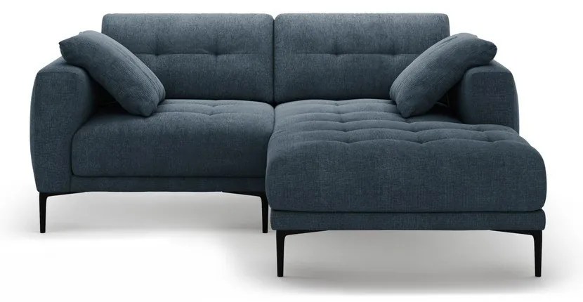 Ciemnoniebieski narożnik (prawostronny/z szezlongiem) Bemy – Micadoni