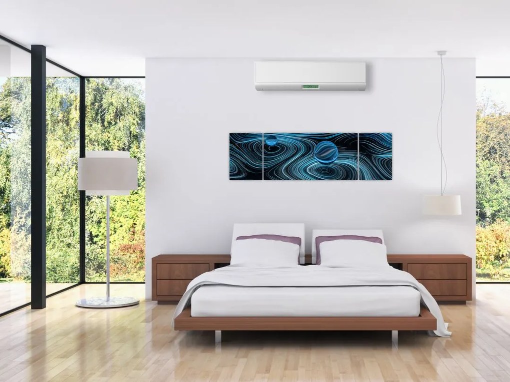 Abstrakcyjny obraz (170x50 cm)