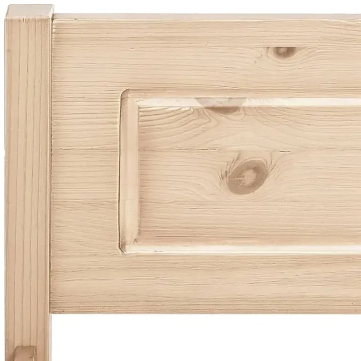 Małżeńskie łóżko z naturalnego drewna 180x200 S7-A62