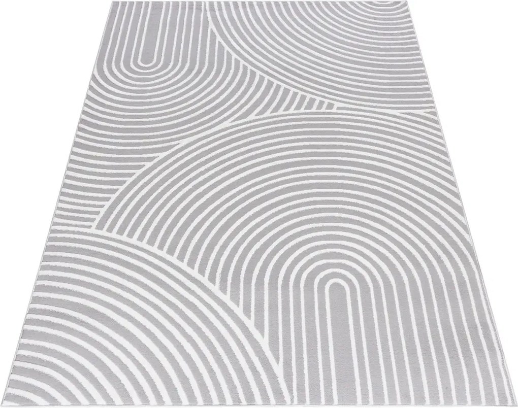 Elegancki dwukolorowy dywan w nowoczesnym stylu K6-T51