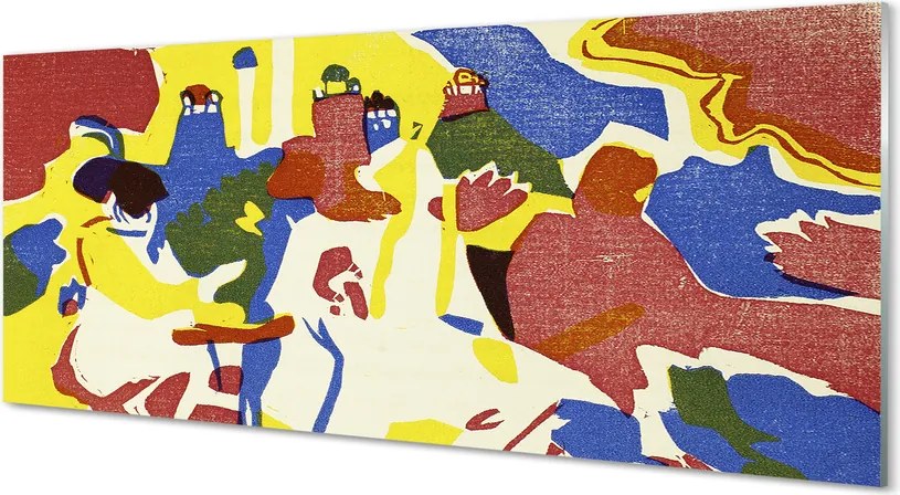 Panel nad Blat Kuchenny Kompozycja Orientalna - Kandinsky