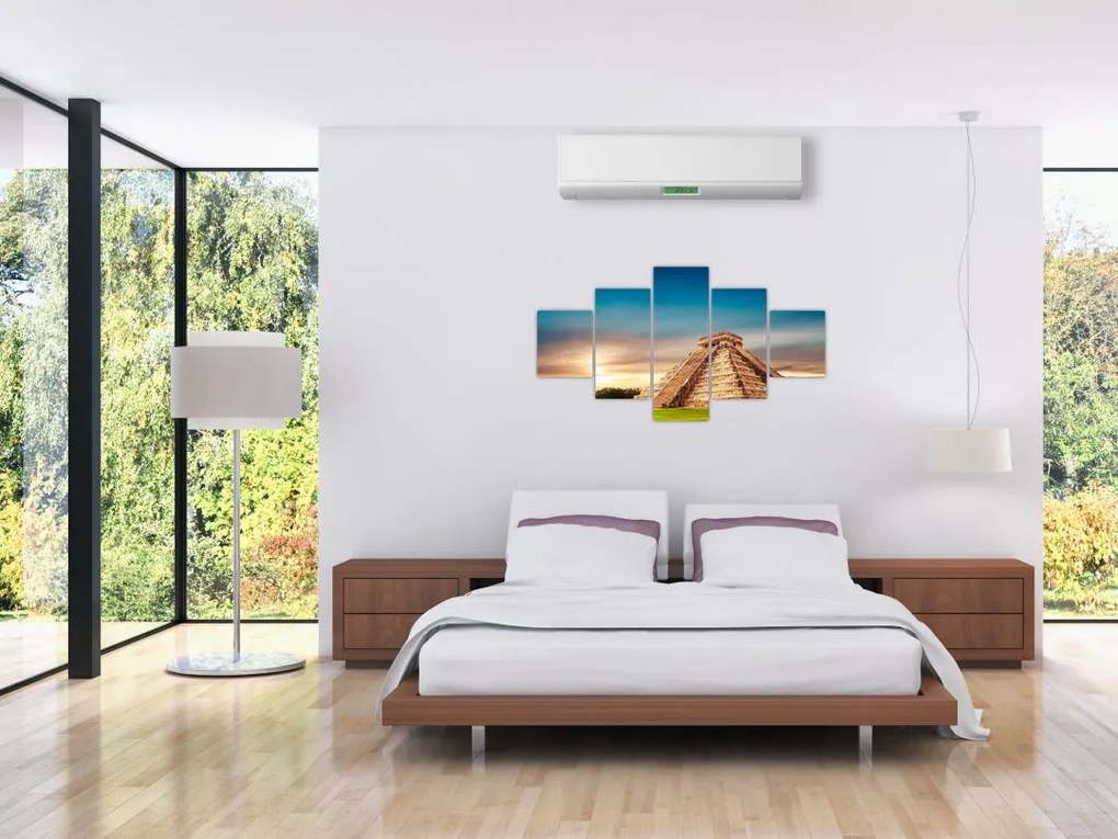 Obraz słynnego pomnika Majów (125x70 cm)