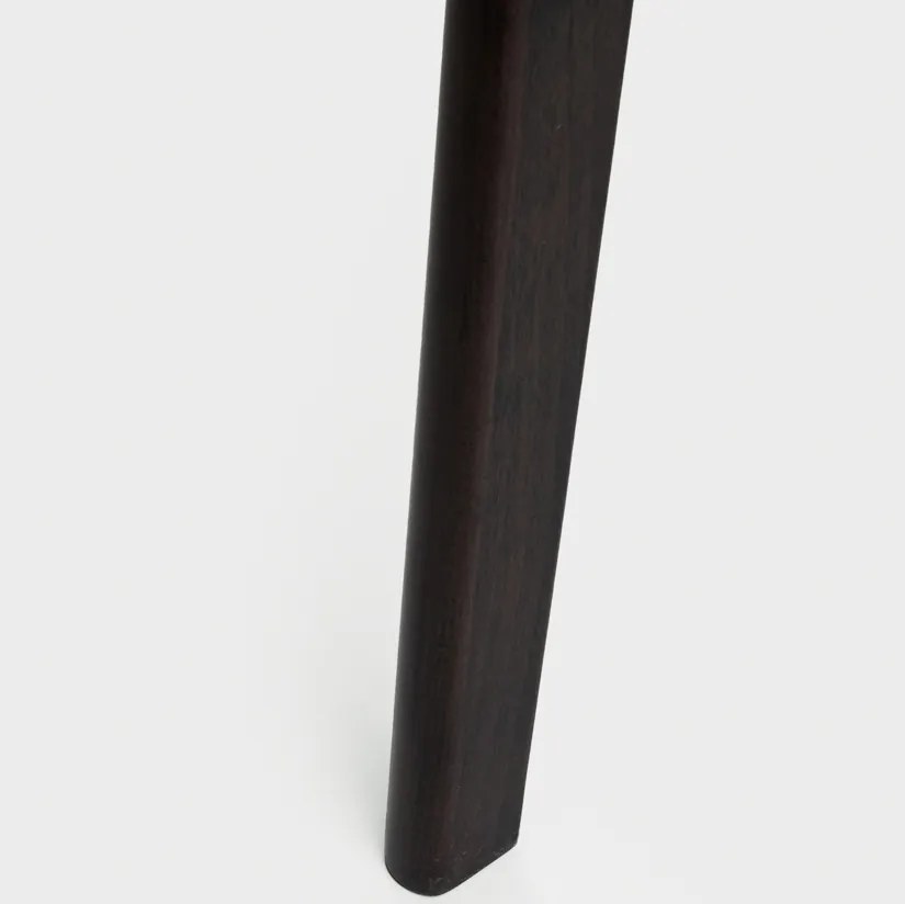 Okrągły stół jadalniany Malti, 100 cm, ciemnobrązowy
