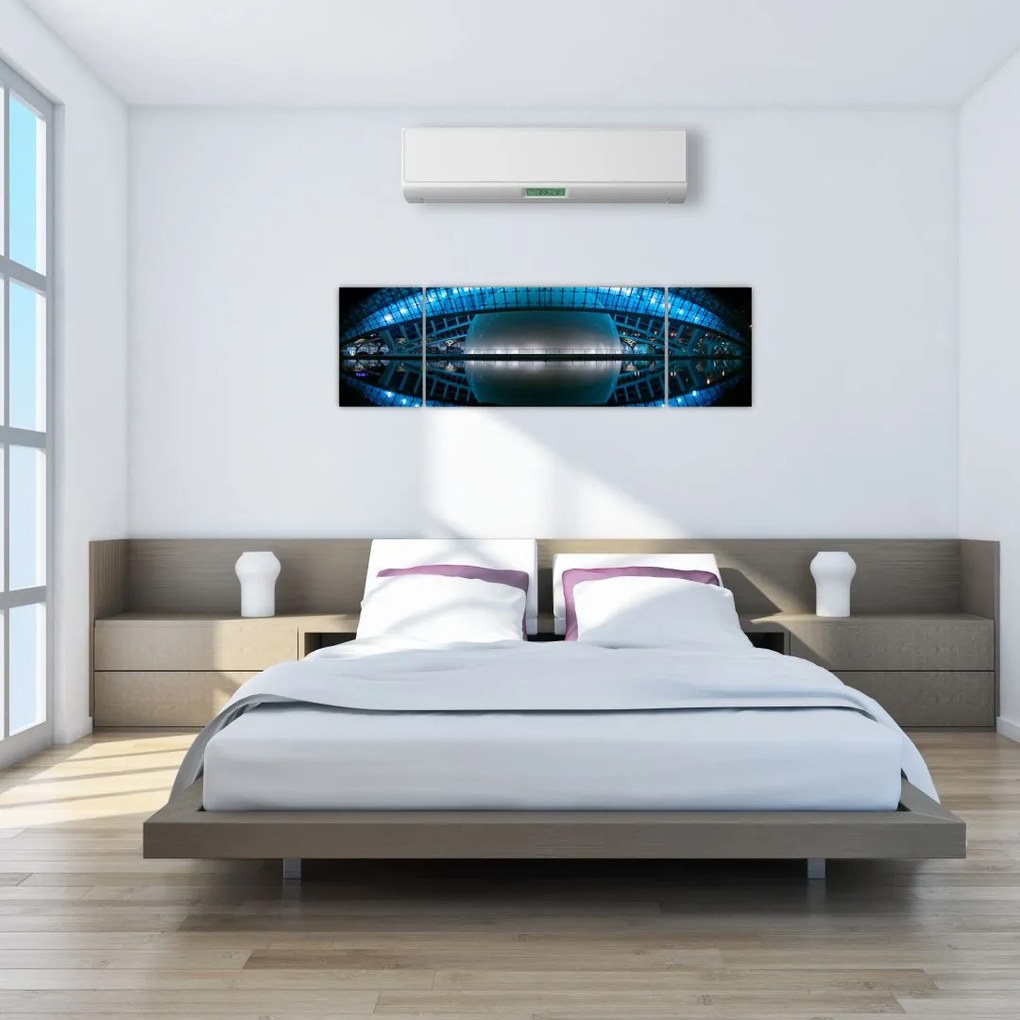 Obraz stadionu piłkarskiego (170x50 cm)