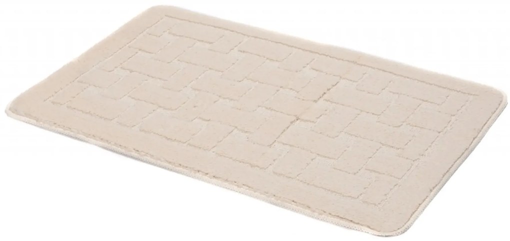 Elegancki kremowy chodniczek do łazienki F4-K00