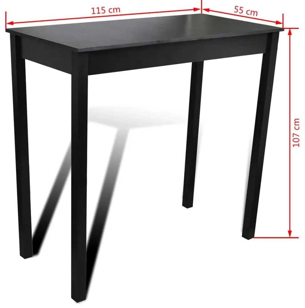 Nowoczesny stolik barowy z 4 krzesłami M6-N03