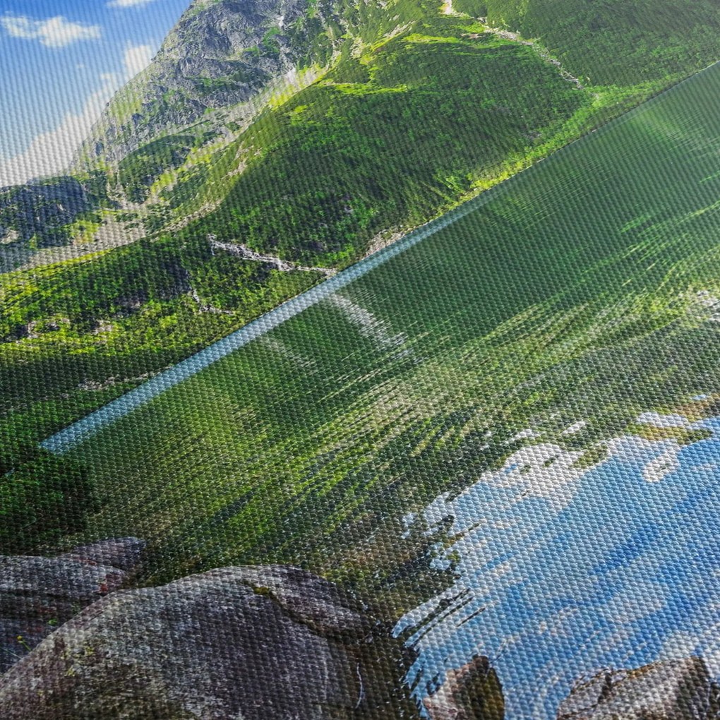 Obraz jeziora w Tatrach (125x70 cm)