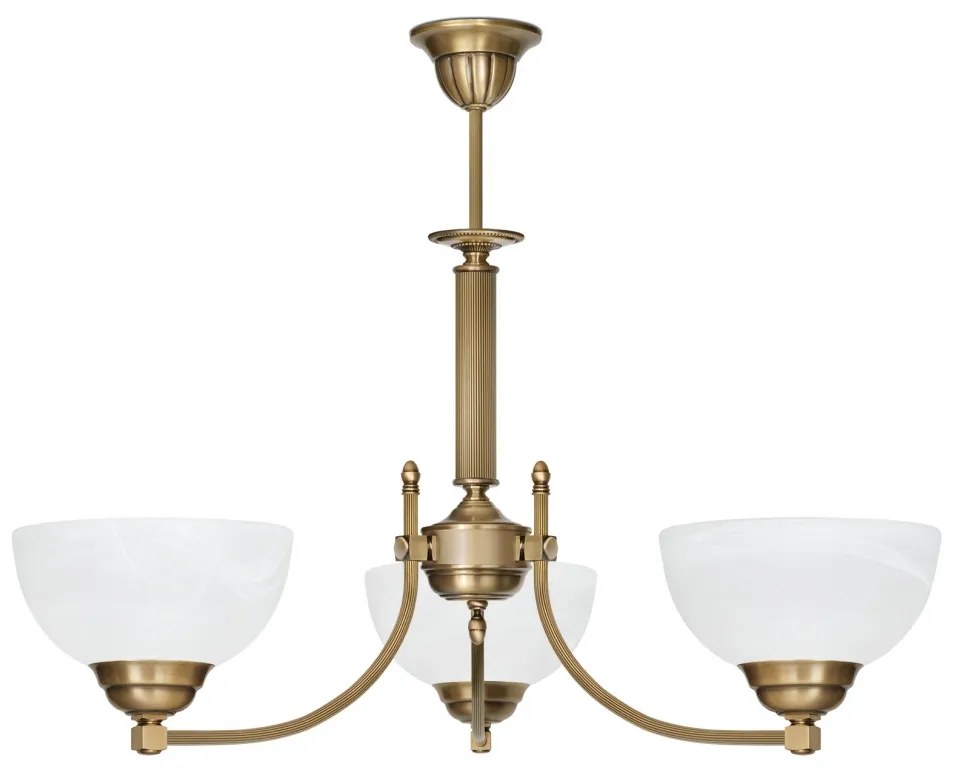 Żyrandol mosiężny do sypialni B-S3A