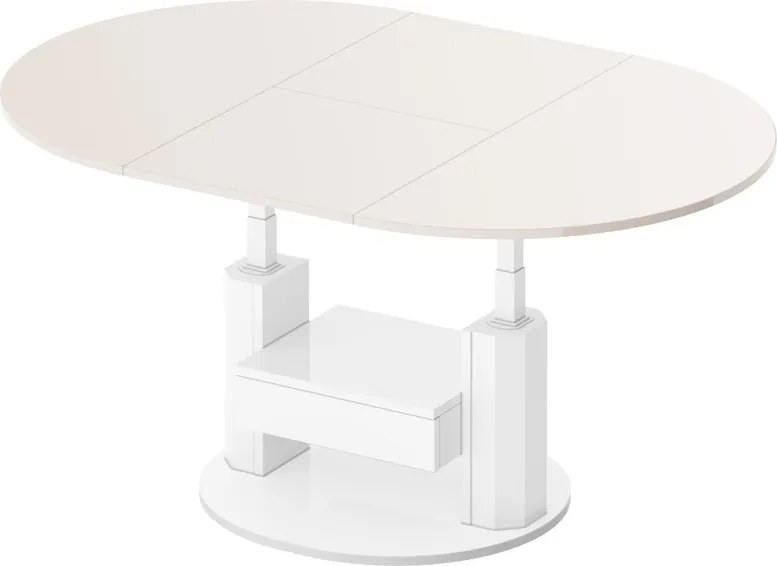 Regulowany ławostół z szufladą Primo Max z matowym blatem