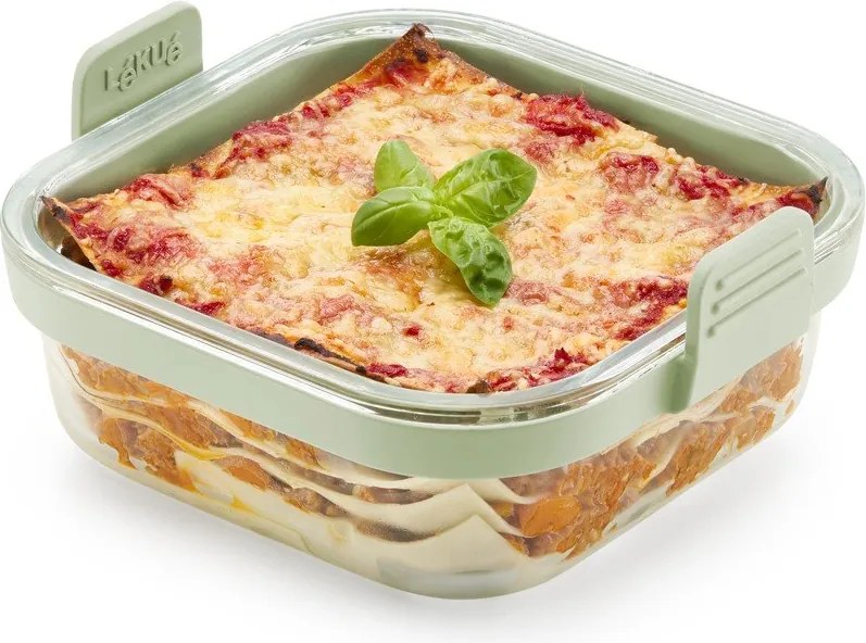 Szklana forma do pieczenia 18,5x17,5 cm – Lékué