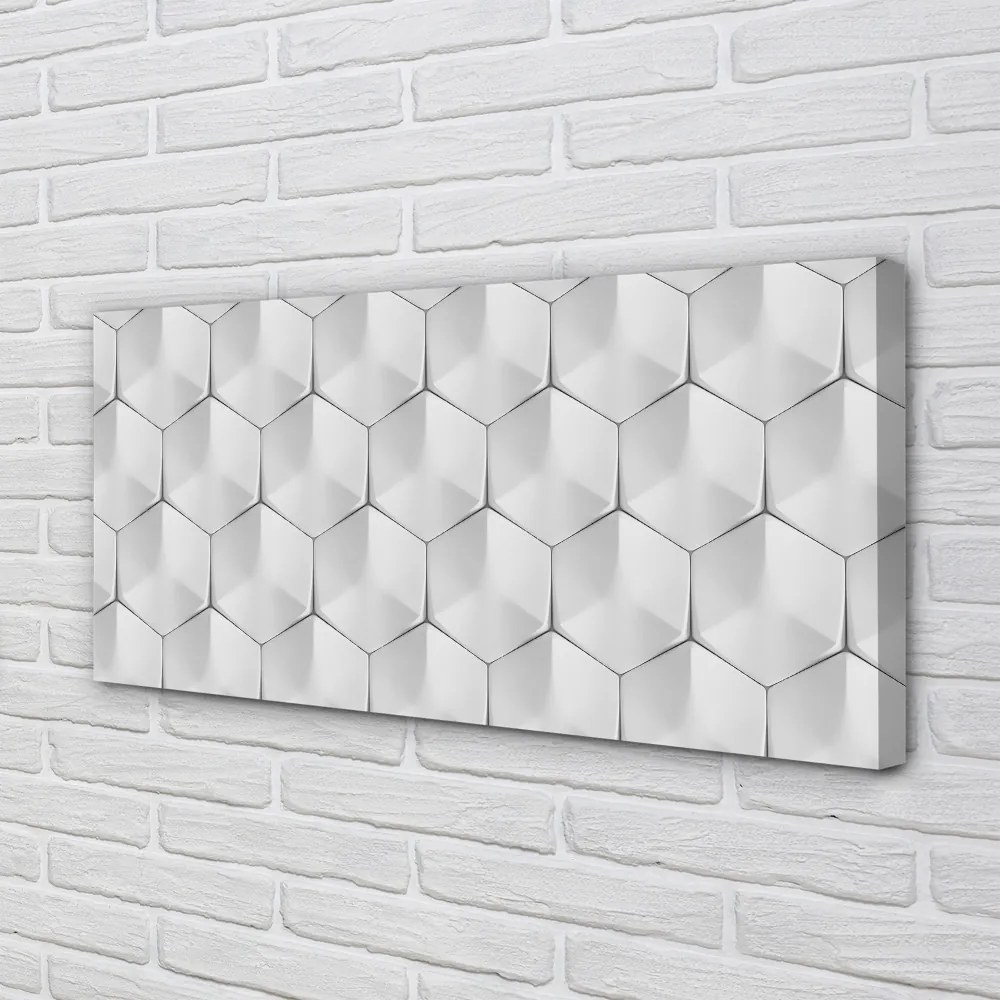 Obraz na płótnie Sześciokąty w 3D