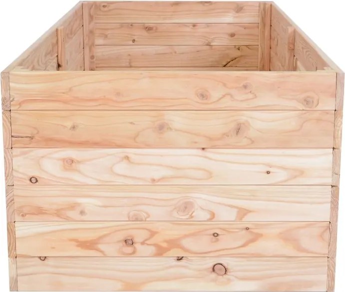 PREMIUM MODŘÍN Podwyższana grządka 135 x 70 x 50 cm, drewnia