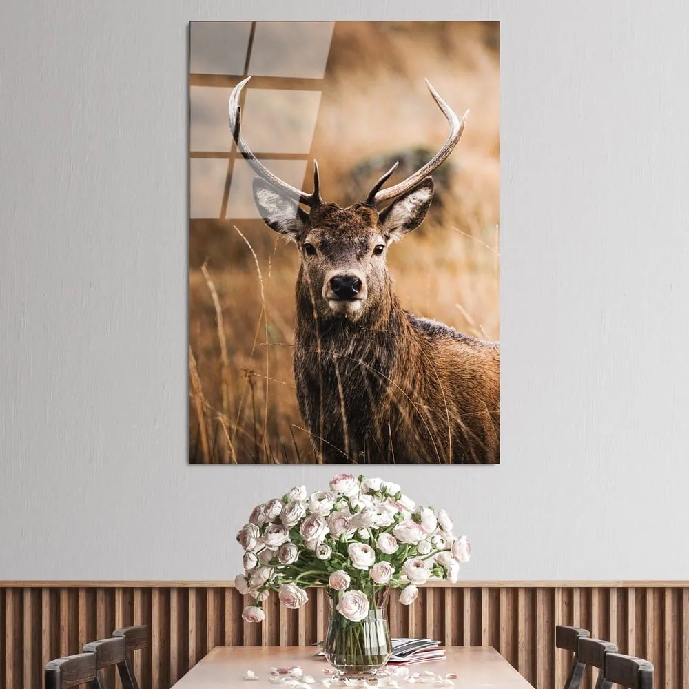 Szklany obraz 70x100 cm Deer – Wallity