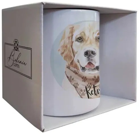 Bohemia Gifts Ceramiczny kubek - Retriever, 350 ml