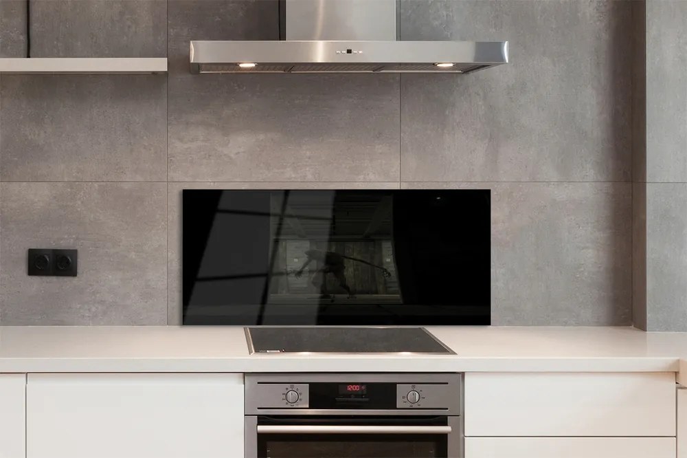 Panel szklany do Kuchni Zombie w Ciemnym Budynku