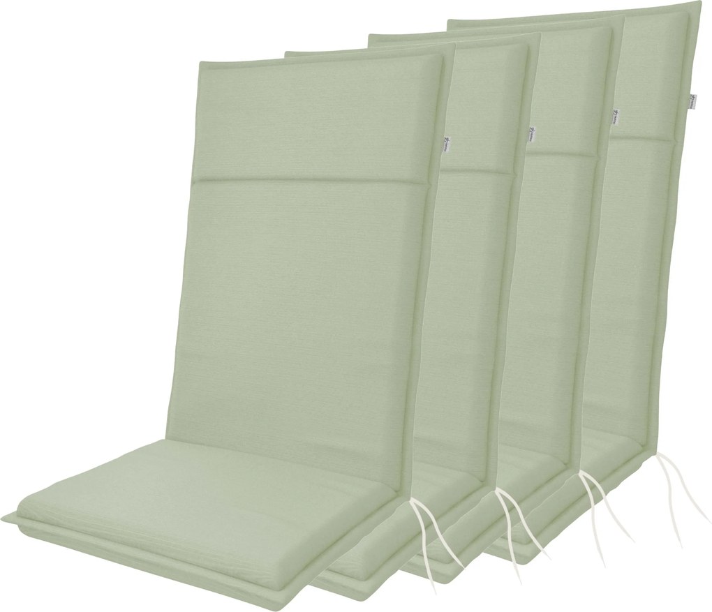 Doppler LIFE 5356 wysoki - zestaw 4 szt. zestaw 4 szt. poduszek na krzesło z wysokim oparciem