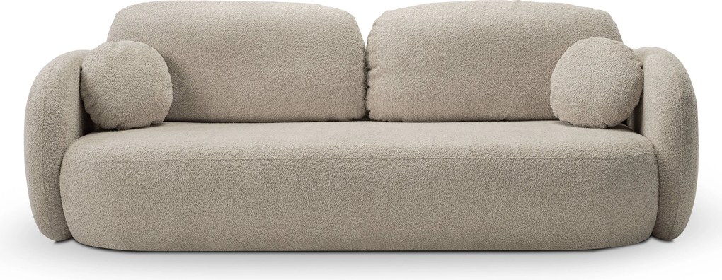 Masseno Sofa AMICO z funkcją spania i pojemnikiem na pościel - Beżowy - ABRIAMO 2