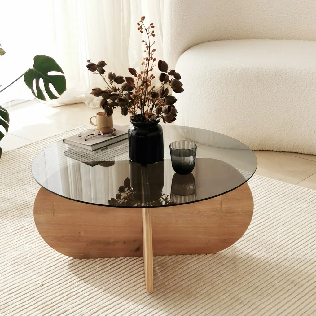 Stolik kawowy Bubble Sapphire Oak Fume