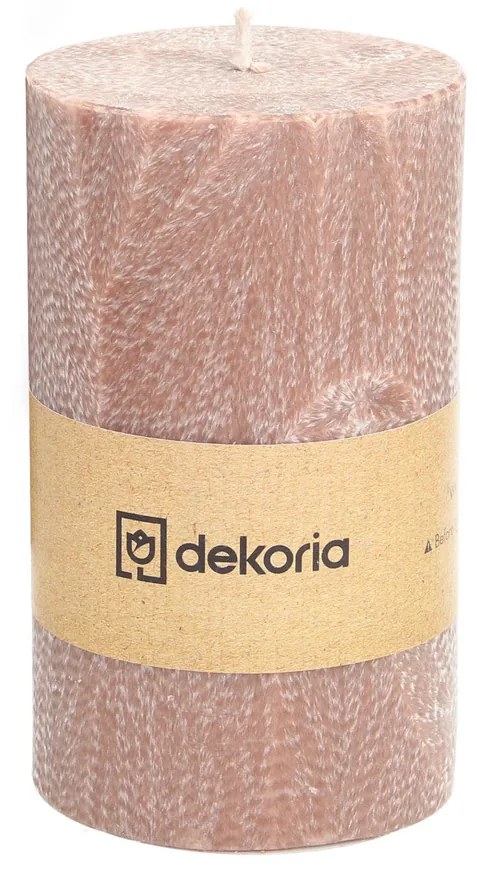 Świeca zapachowa palmowa walec Old Pink