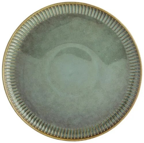Altom Porcelanowy płytki talerz Reactive Sage, 26cm