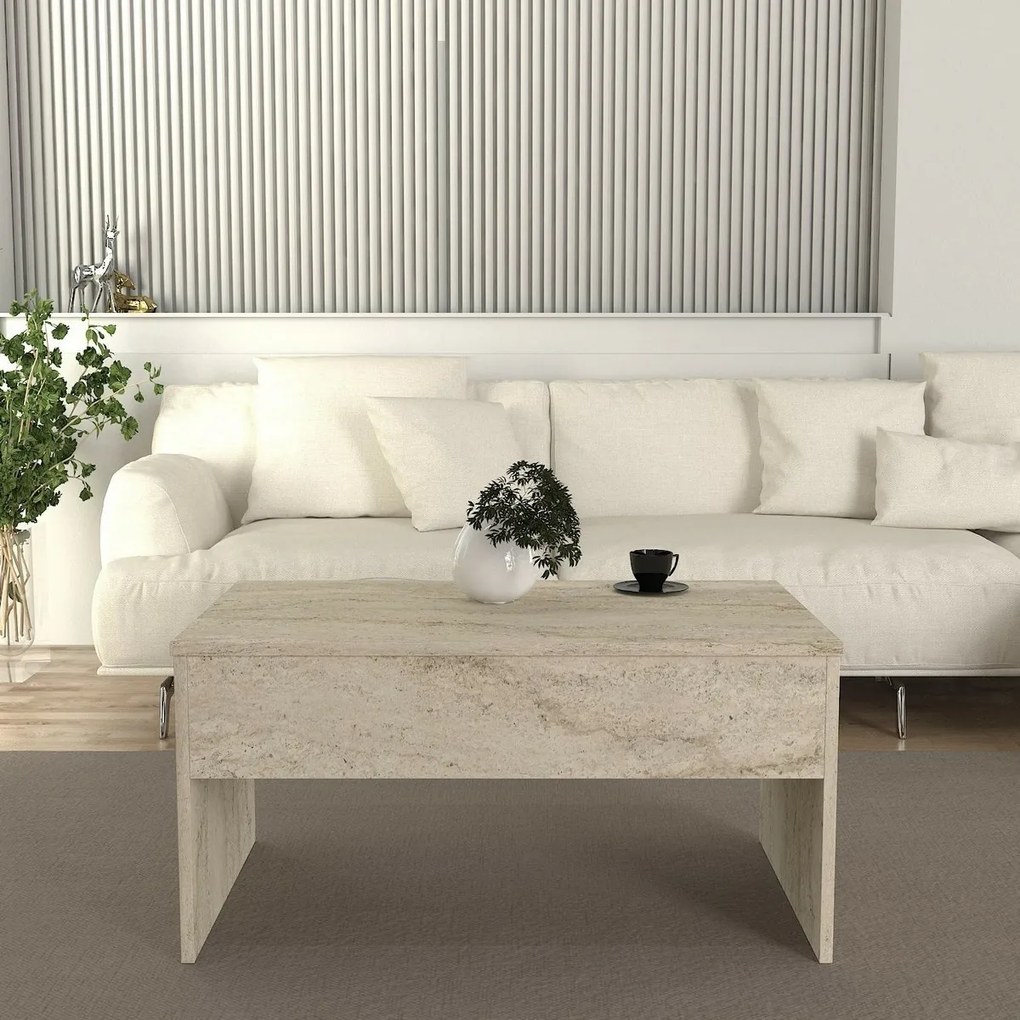 Stolik konferencyjny Akilli Travertine