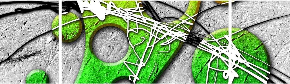 Abstrakcyjny obraz (170x50 cm)