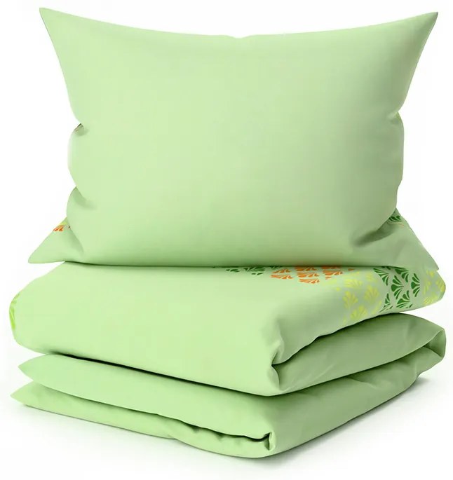 PrzytulneMieszkanie.pl PrzytulneMieszkanie.pl Pościel z mikrosatyny VELLARI, zielona Rozmiar pościeli: 70 x 90 cm | 140 x 200 cm