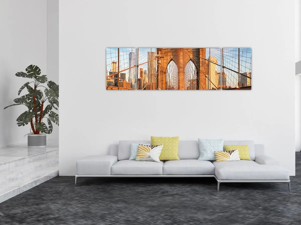 Obraz - Most Brookliński (170x50 cm)