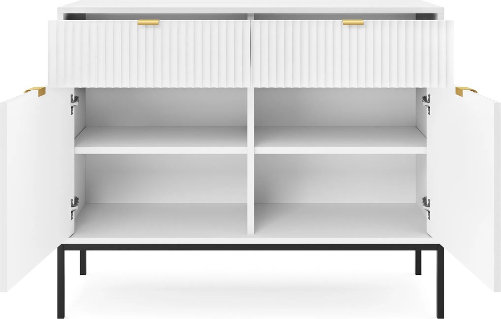 Komoda STELLARE 104 cm do Salonu Sypialni Biały