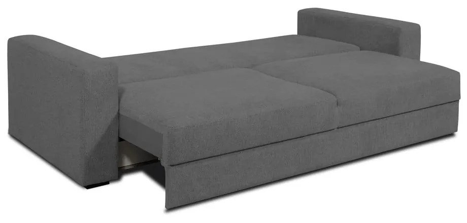 Szara sofa rozkładana 238 cm Resmo – Scandic