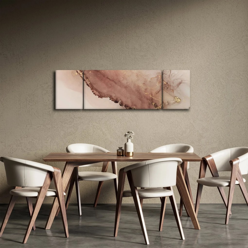 Obraz - Złoty brokat (170x50 cm)