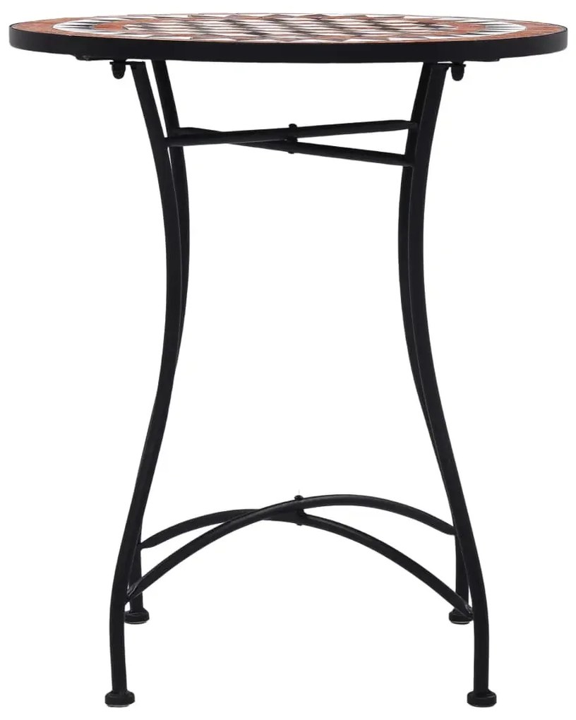 3-cz. ceramiczny, terakotowy zestaw mebli bistro S0-R57