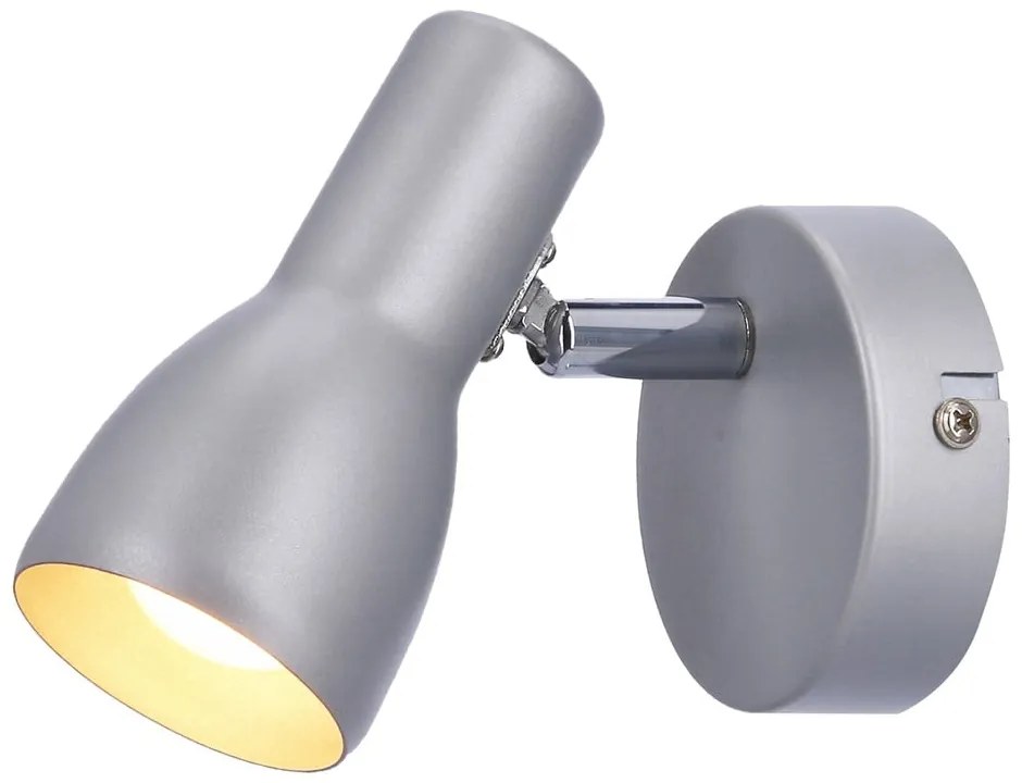 Kinkiet w kolorze matowego srebra Picardo – Candellux Lighting