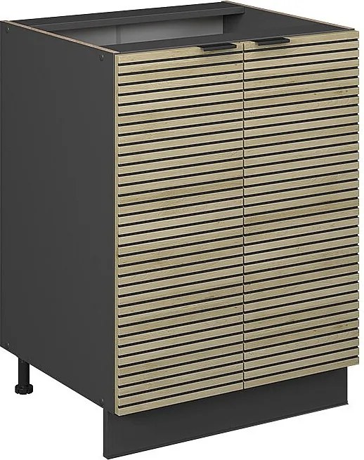 Szafki kuchenne panel dębowy 60x51.6x82 fame-line