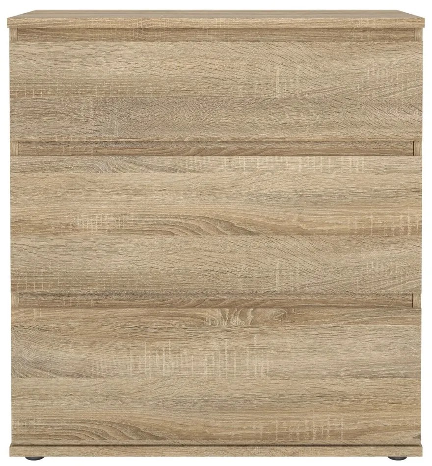 Niska komoda w dekorze dębu 77x84 cm Nova – Tvilum