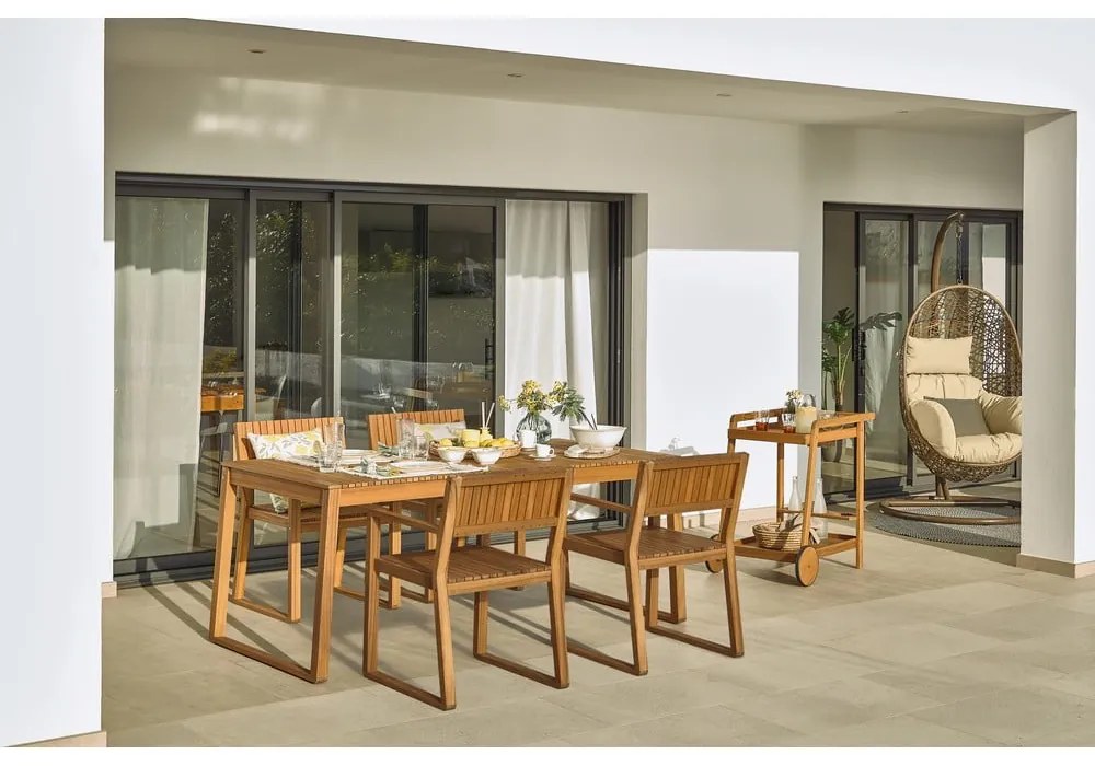 Barek z litego drewna akacjowego 55x73 cm Felisa – Kave Home