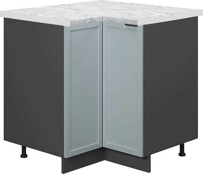 Szafka narożna jasnoniebiesko-szary 80.5x60x82 fame-line