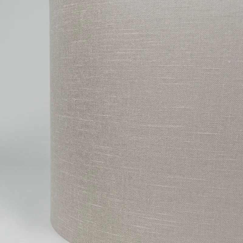 Abażur tkaninowy taupe 50/50/25 Nowoczesny