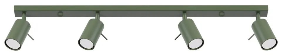 Zielona lampa punktowa 6x81 cm Etna – Sollux