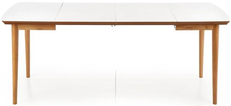 Rozkładany stół jadalniany NARPES w dekorze dąb lefkas 90(190)x80x75 cm