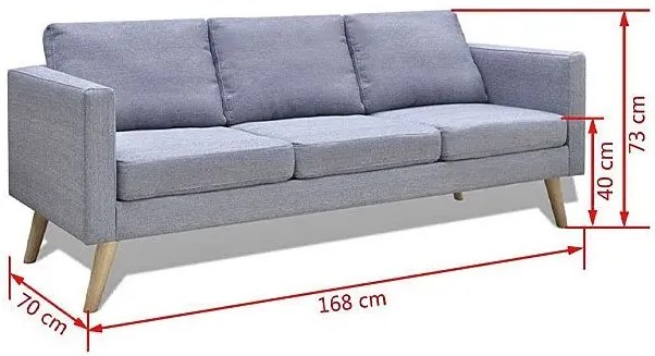 Sofa 3-osobowa Lavinia 2L Brisa