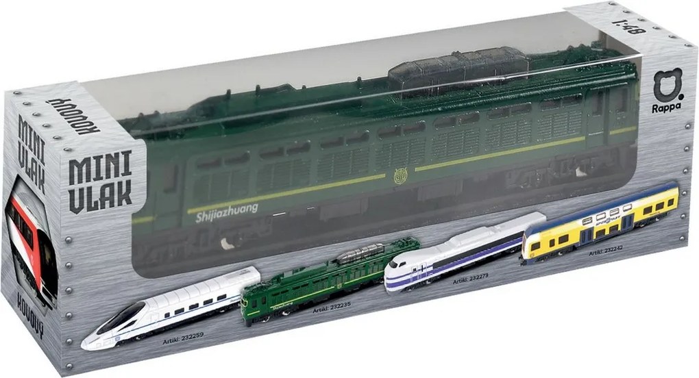 Rappa Metalowa lokomotywa mini, 15 cm