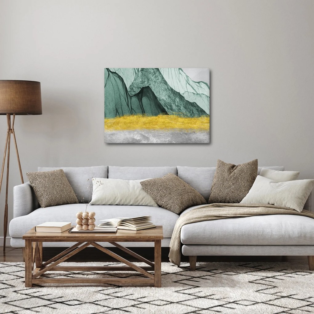 Obraz - Emerald Mountains N⁰2 (70x50 cm)