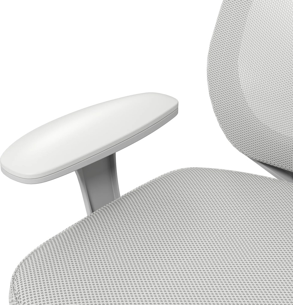 Vinsetto Fotel biurowy, ergonomiczny fotel biurkowy z funkcją obrotu, regulowany 55 x 48 x 82,5-94,5 cm, szary